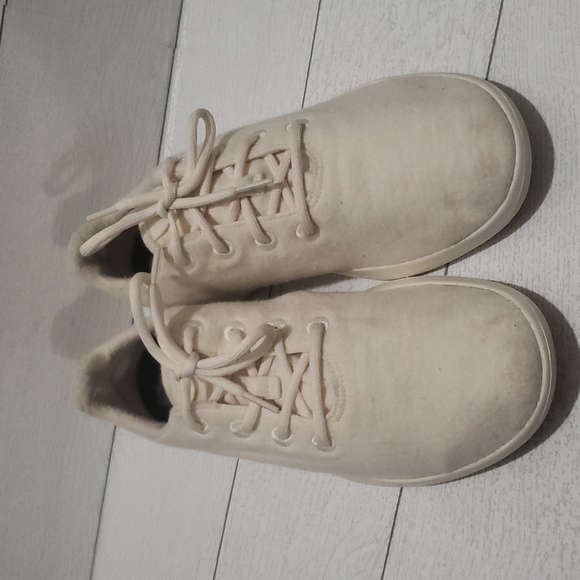 Allbirds wool runners cream mens shoes 11 - Picture 2 of 8